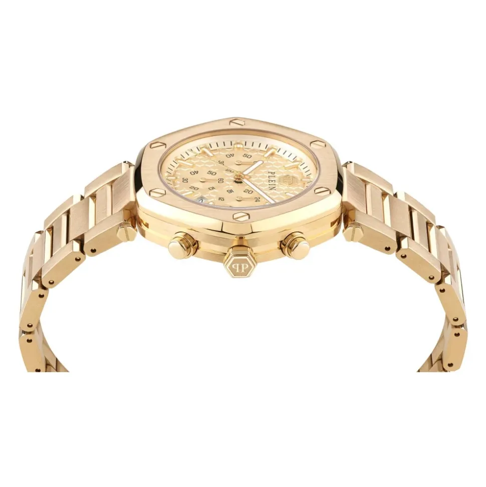 Hexagon Chrono Gullklokke