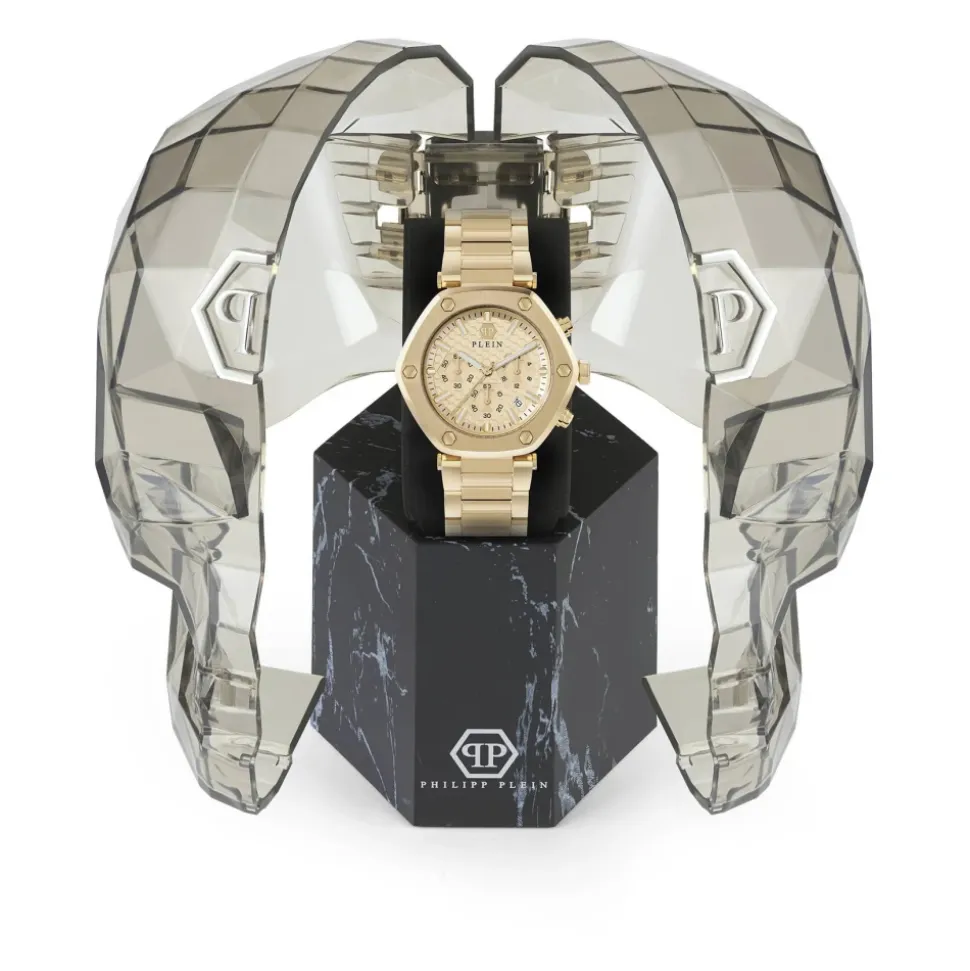 Hexagon Chrono Gullklokke
