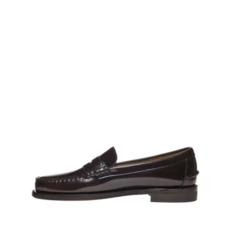 Håndlaget glatt skinn Penny Loafer