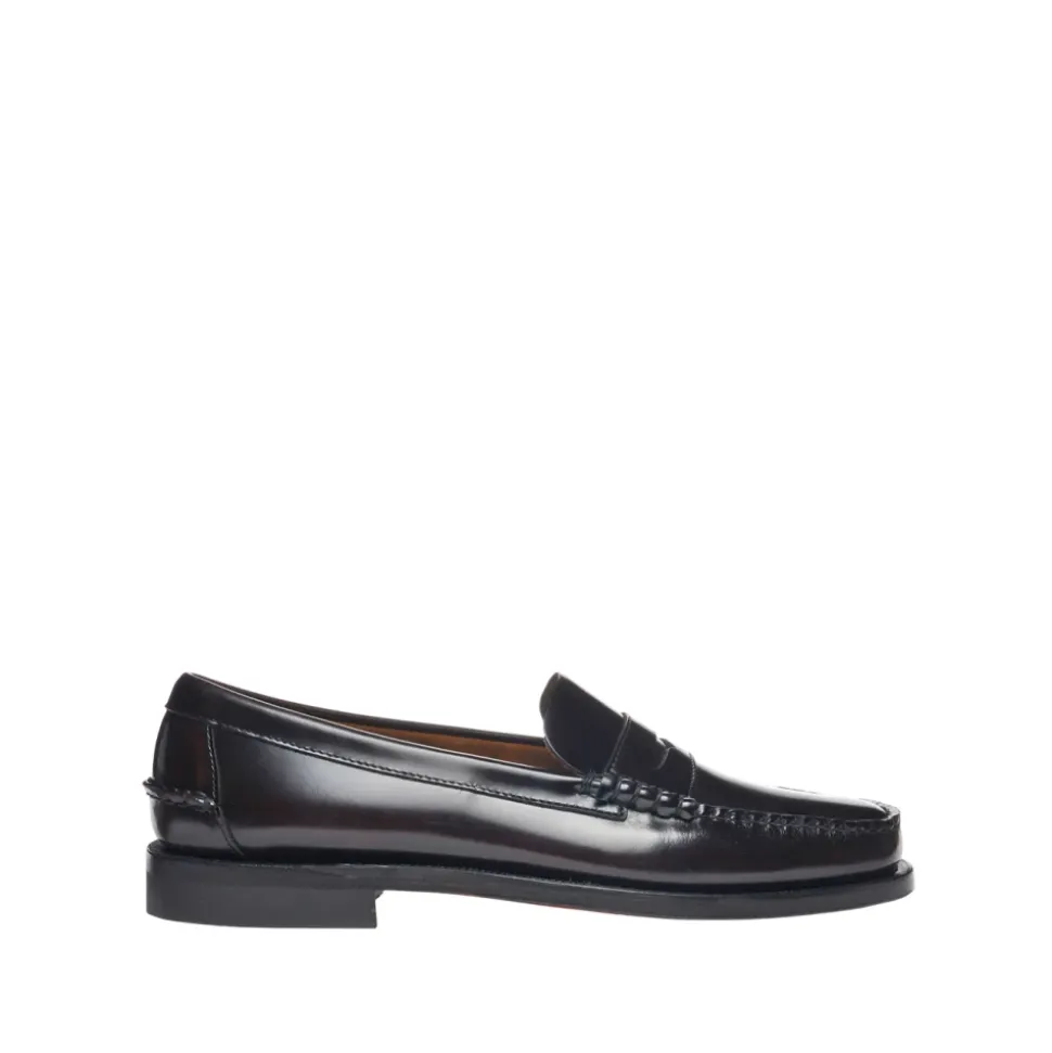 Håndlaget glatt skinn Penny Loafer