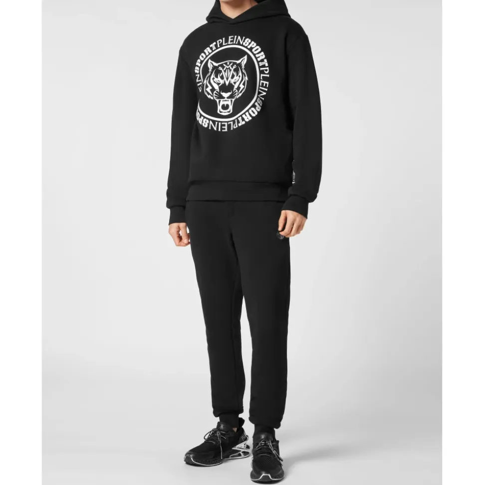 Hooded Sweatshirt Carbon Tiger