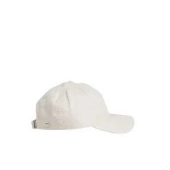Hvit Denim Caps med Justerbar Stropp