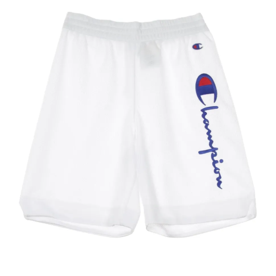 Hvite Basketballshorts for Menn
