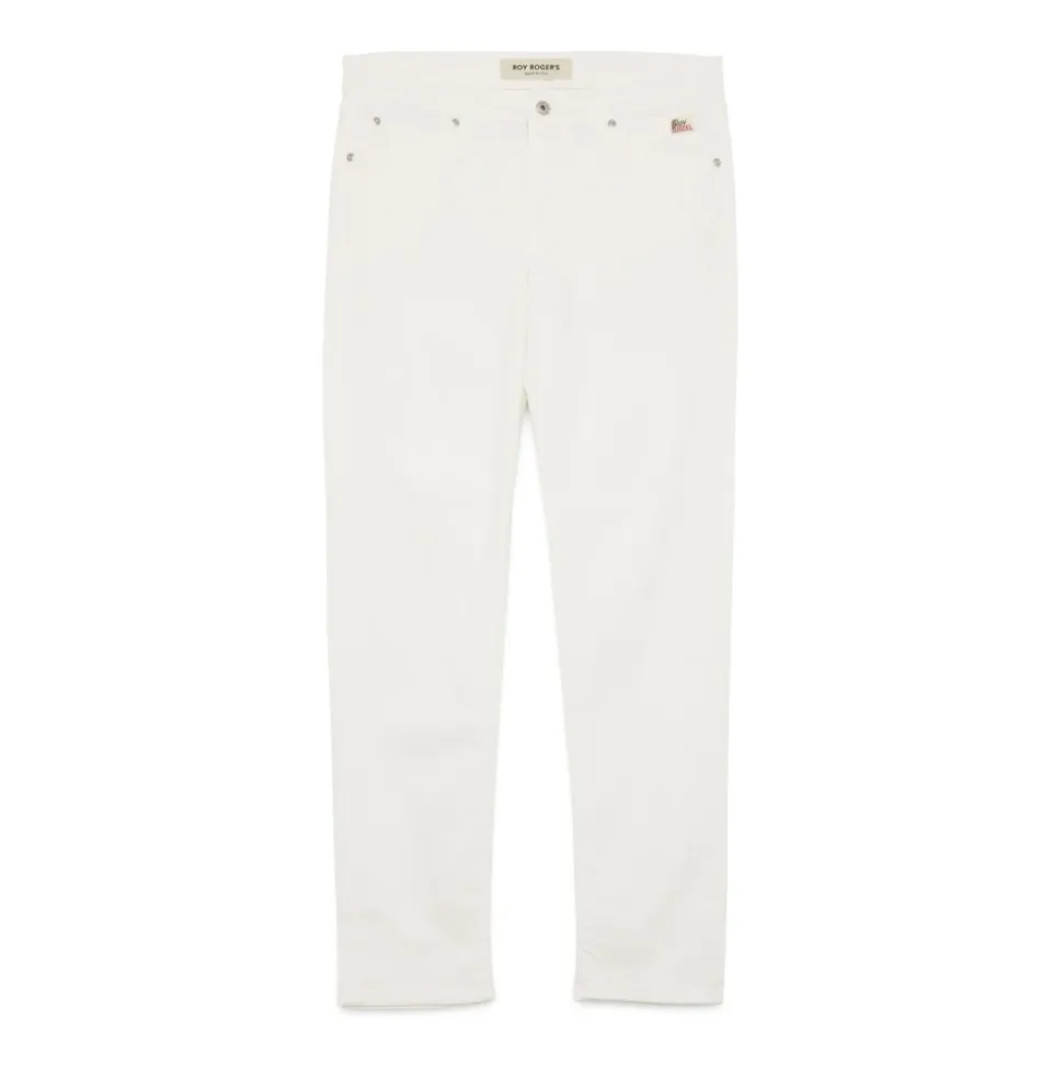 Hvite Slim Fit Bukser