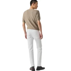 Hvite Slim Fit Bukser