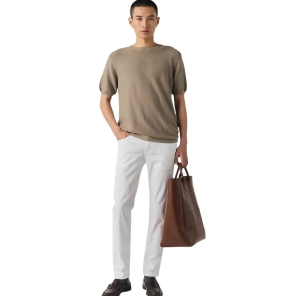 Hvite Slim Fit Bukser