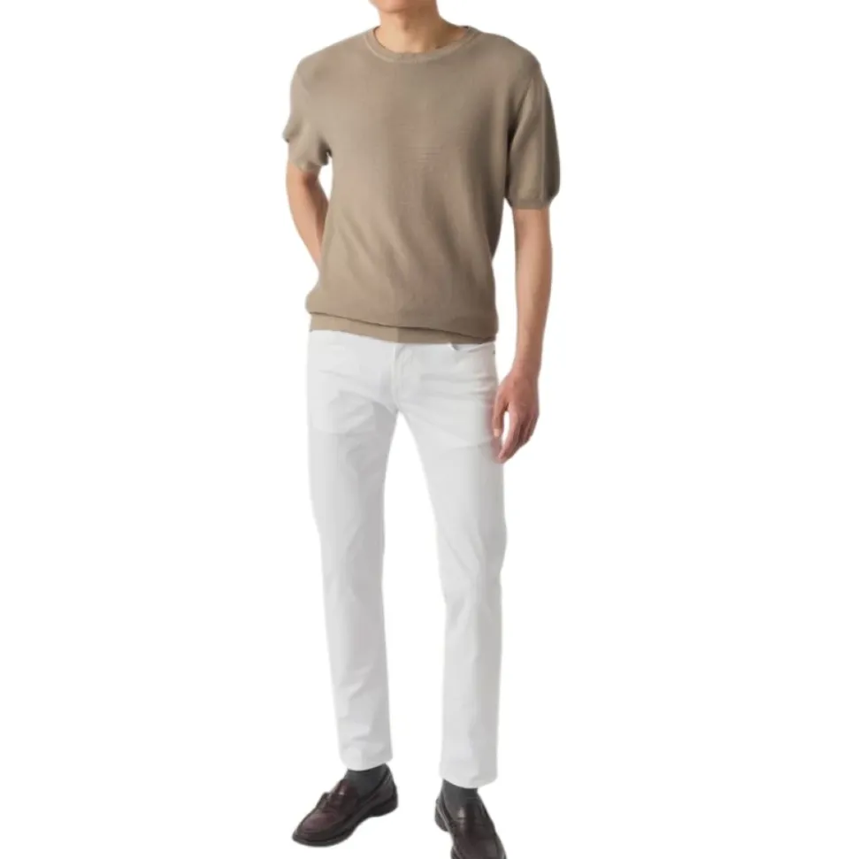 Hvite Slim Fit Bukser