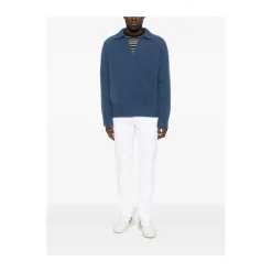 Hvit Klassisk Straight Leg Jeans