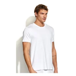 Hvit Panos Emporio Bamboo/Cotton Crew Tee Undertøy