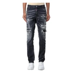 Italienske Jeansbukser Laget i Italia