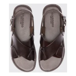 Italienske skinn sandaler
