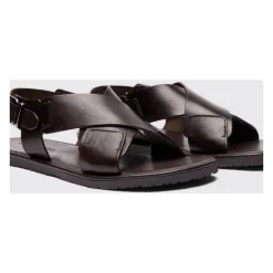 Italienske skinn sandaler