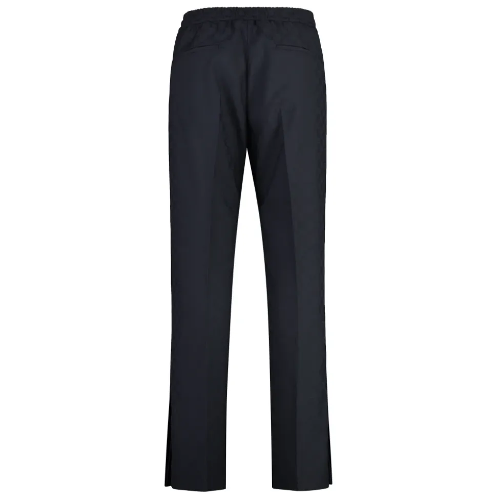 Jacquard Motif Trousers