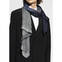 Jacquard Skjerf Med Plassert Paisley-Motiv
