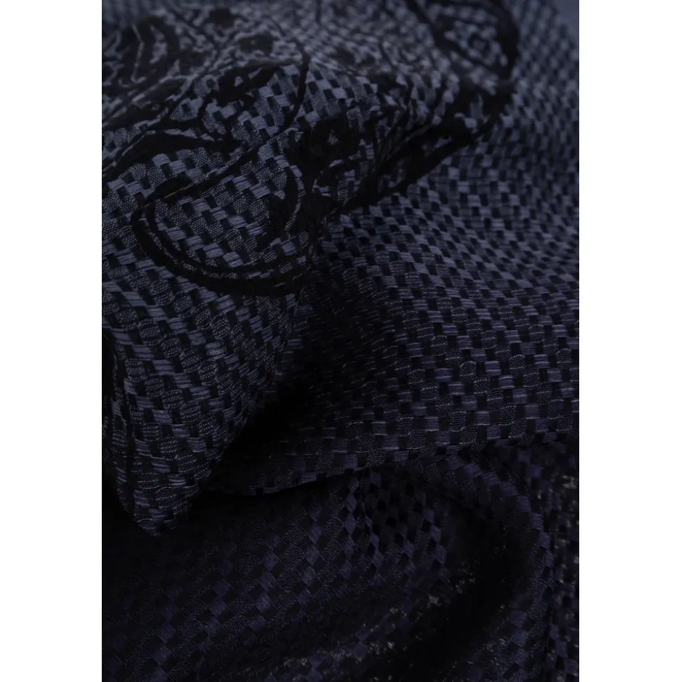 Jacquard Skjerf Med Plassert Paisley-Motiv