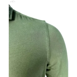 Jersey Skjorte Oliv