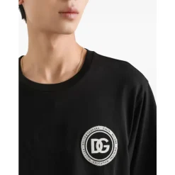 Jersey T-skjorte med merke