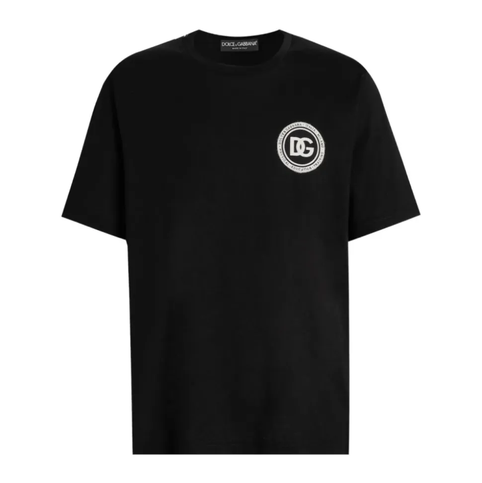 Jersey T-skjorte med merke