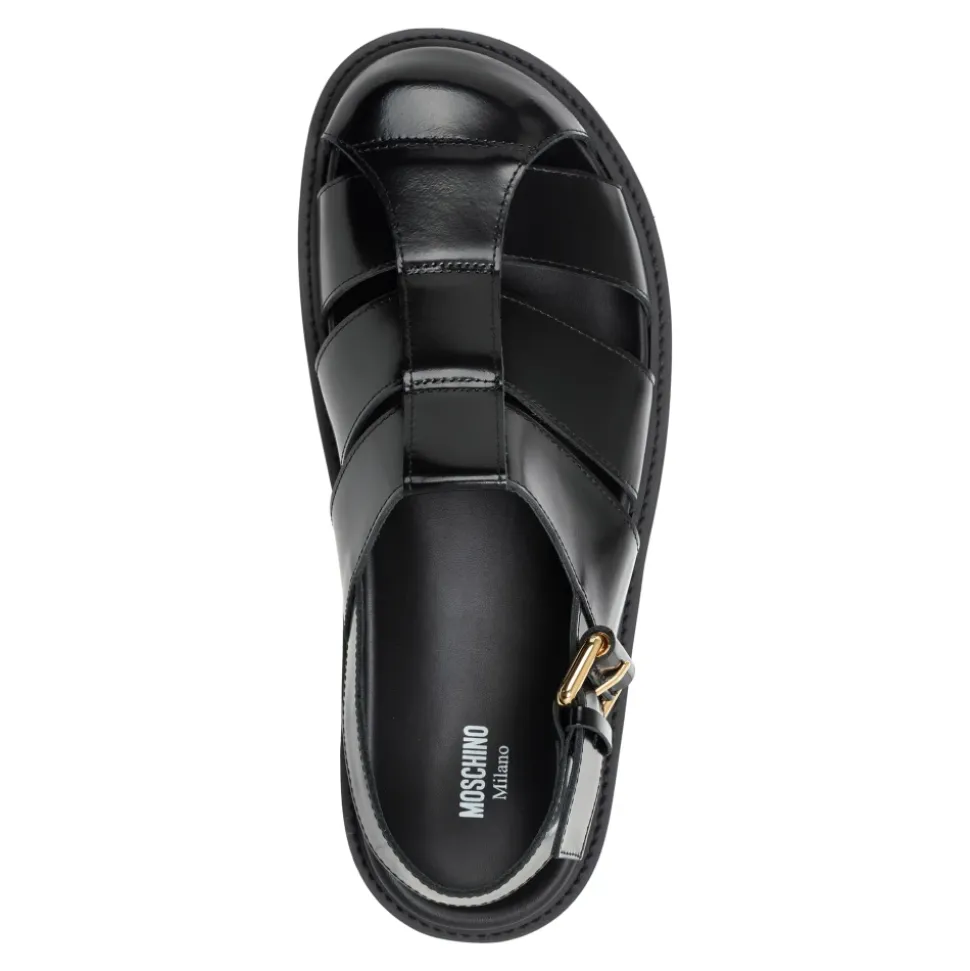 Justerbar Stropp Sporty Sandaler Enkelt Mønster