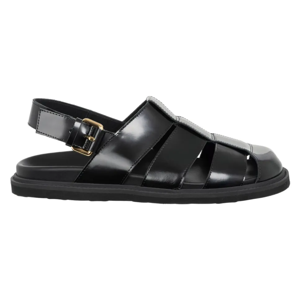 Justerbar Stropp Sporty Sandaler Enkelt Mønster
