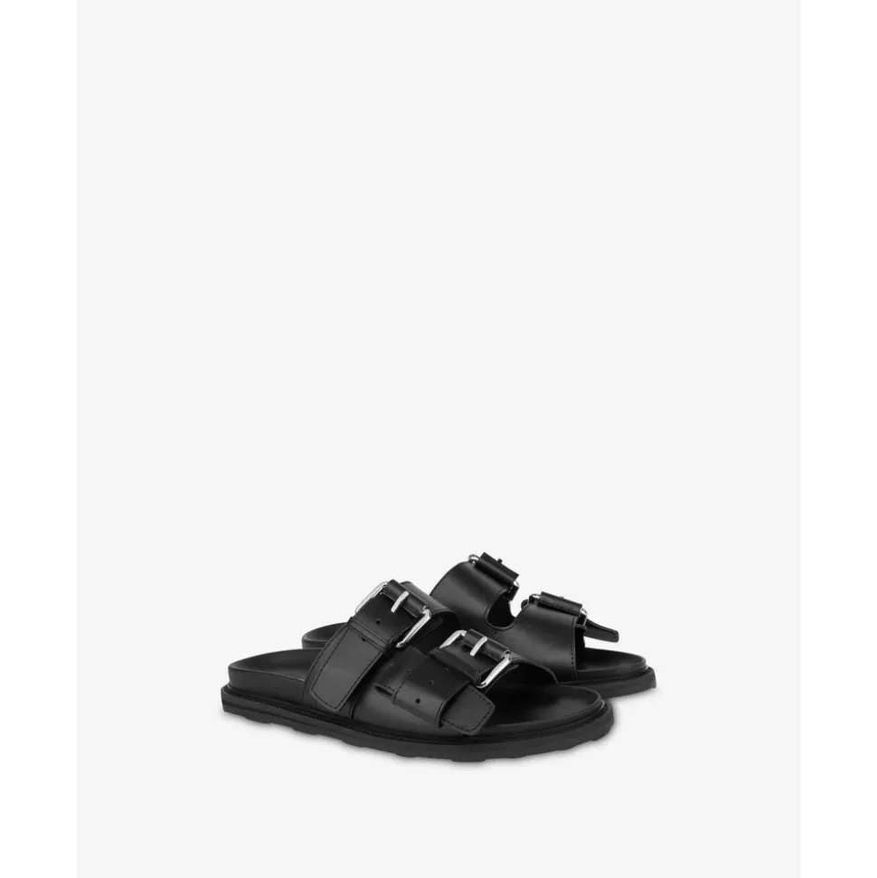 Kalveskinnssandaler