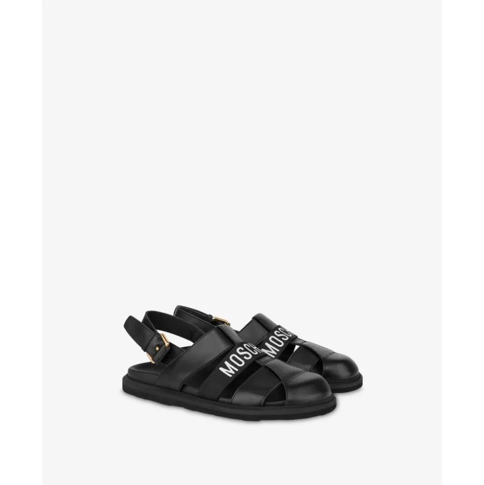 Kalveskinnssandaler