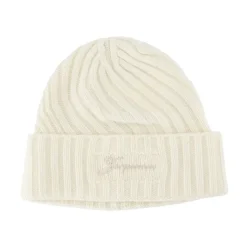 Kashmir Hvit Beanie Lue