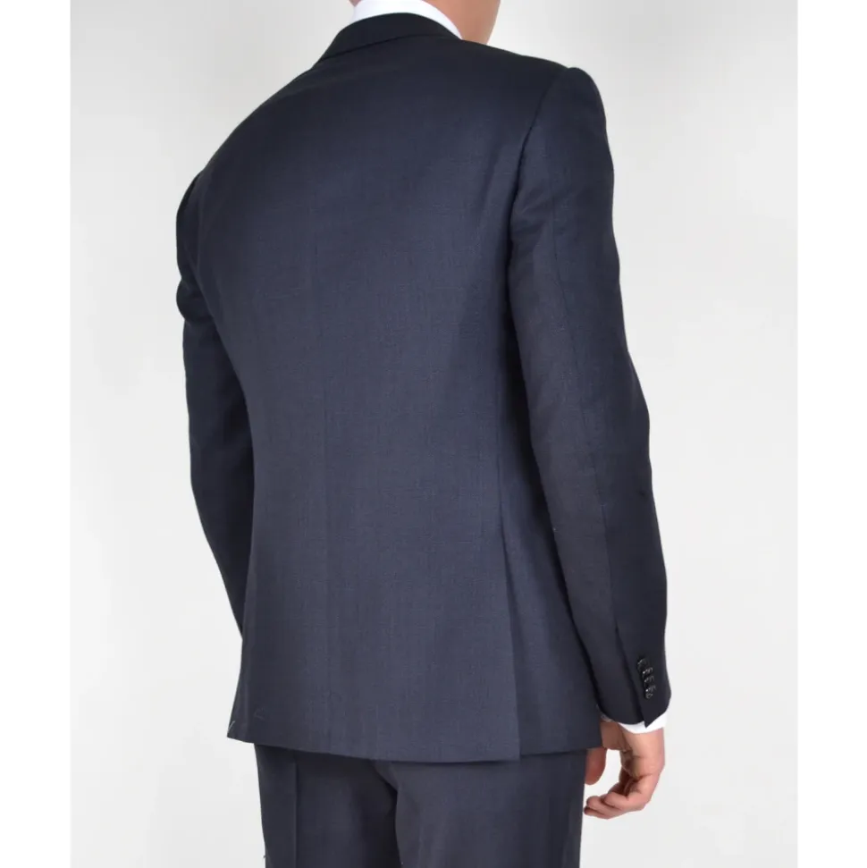Klassisk Blå Ull Dress