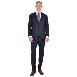 Klassisk Blå Ull Dress