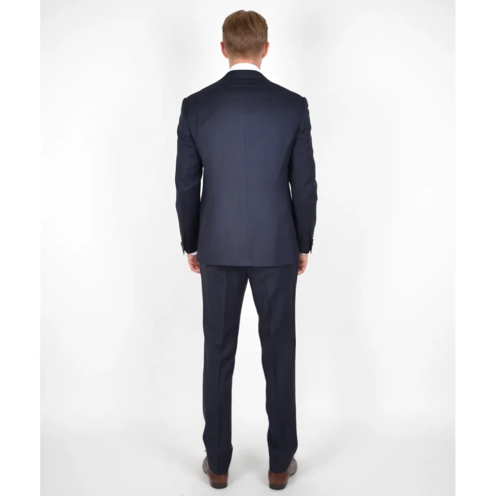 Klassisk Blå Ull Dress