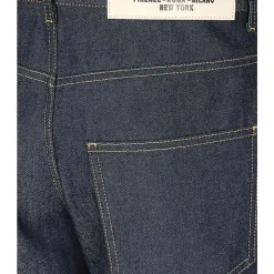 Klassiske denimjeans med kontrastsømmer