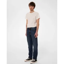 Klassiske Regular Fit Mørkeblå Jeans
