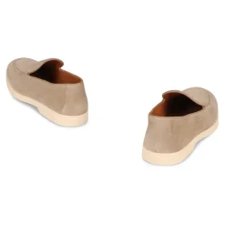 Klassiske Semskede Loafers med Rund Tå