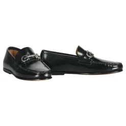Klassiske skinnloafers med Horsebit-detalj