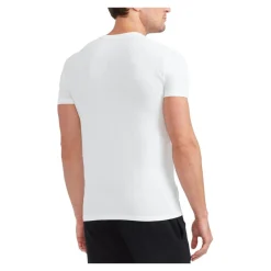 Klassisk Hvit Crew Neck T-skjorte Pakke