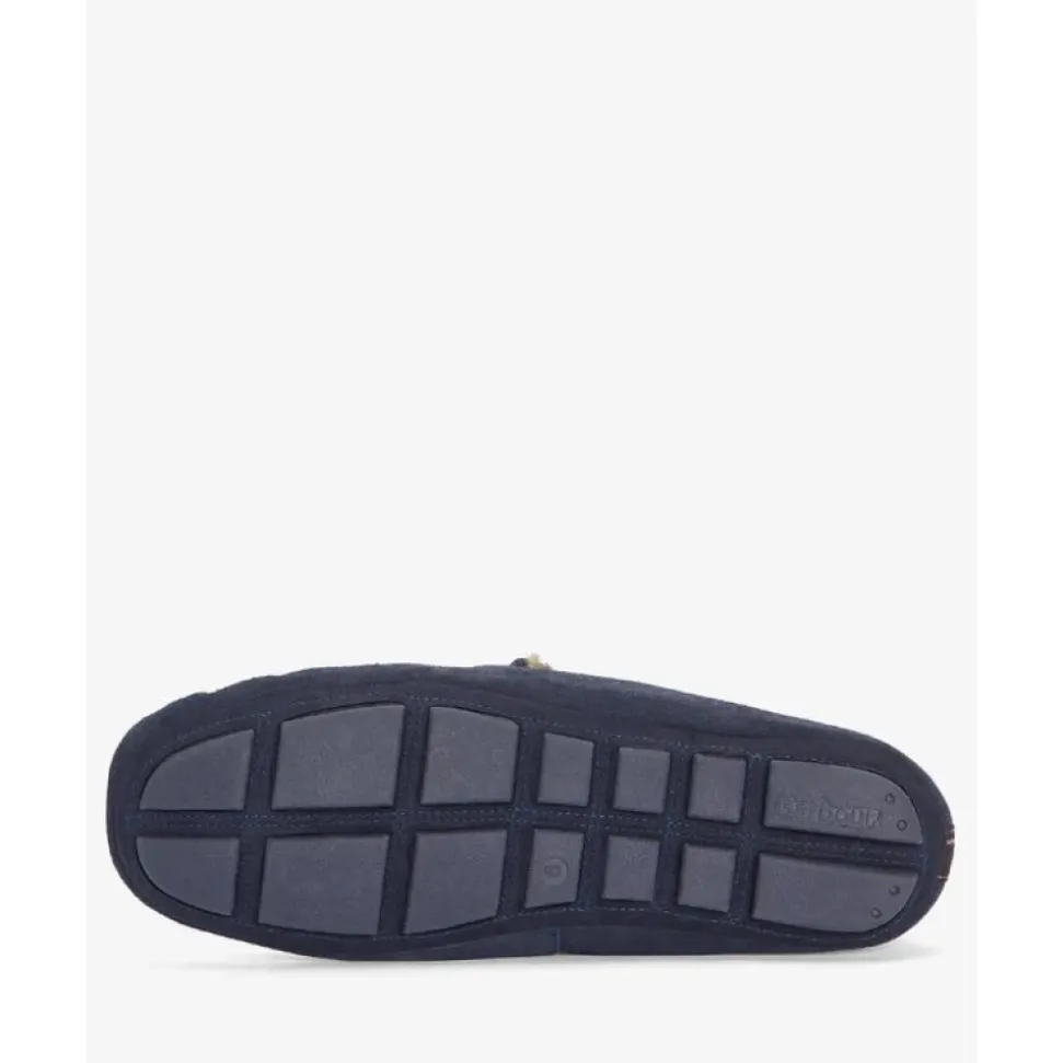 Klassisk Mokkasin Tøffel Navy