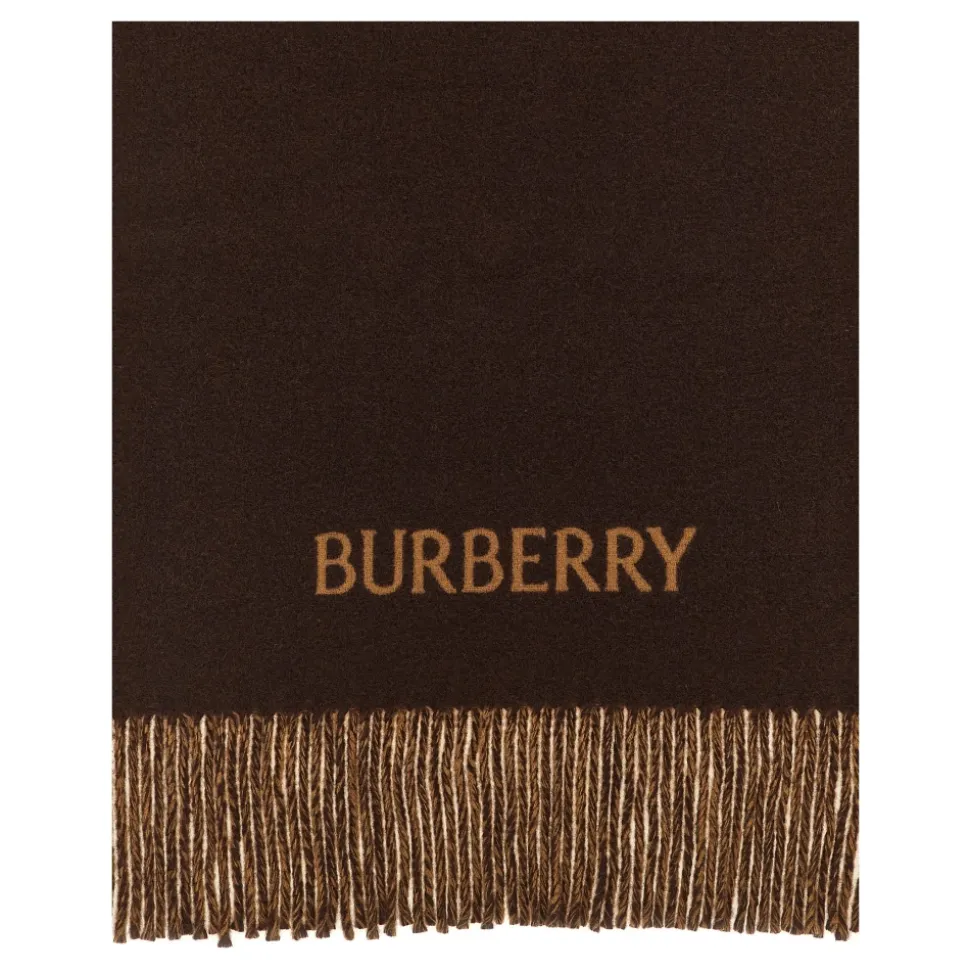 Knight Reversible Brushed Cashmere Scarf