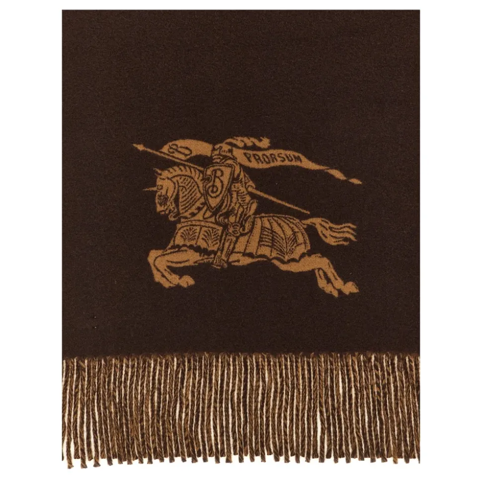 Knight Reversible Brushed Cashmere Scarf