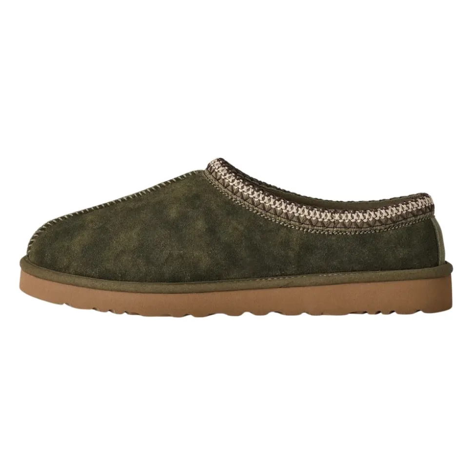 Komfortable Semskede Tøfler i Burnt Olive