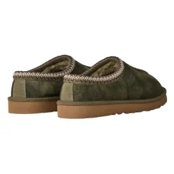 Komfortable Semskede Tøfler i Burnt Olive