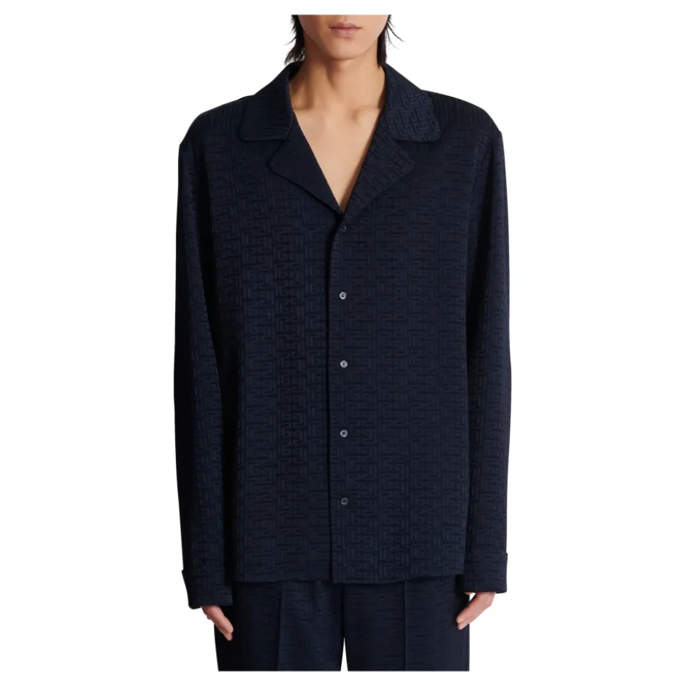 Labyrinth Jacquard Pyjama Shirt