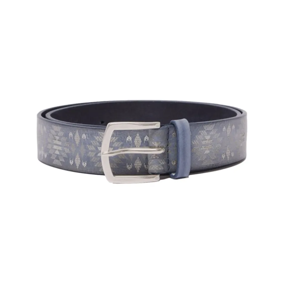 Laser-cut Leather Belt