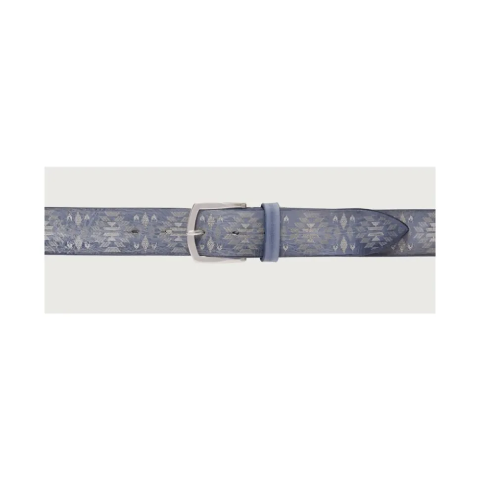 Laser-cut Leather Belt