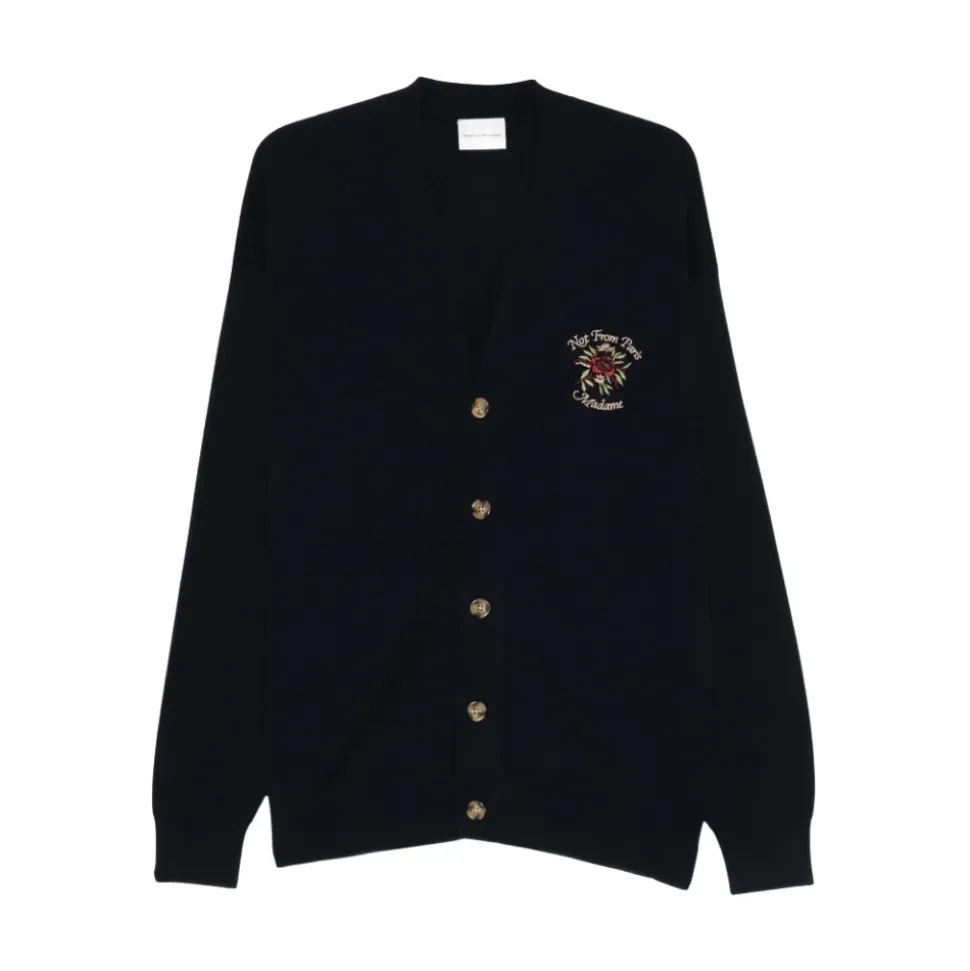 Le Cardigan Slogan Rose