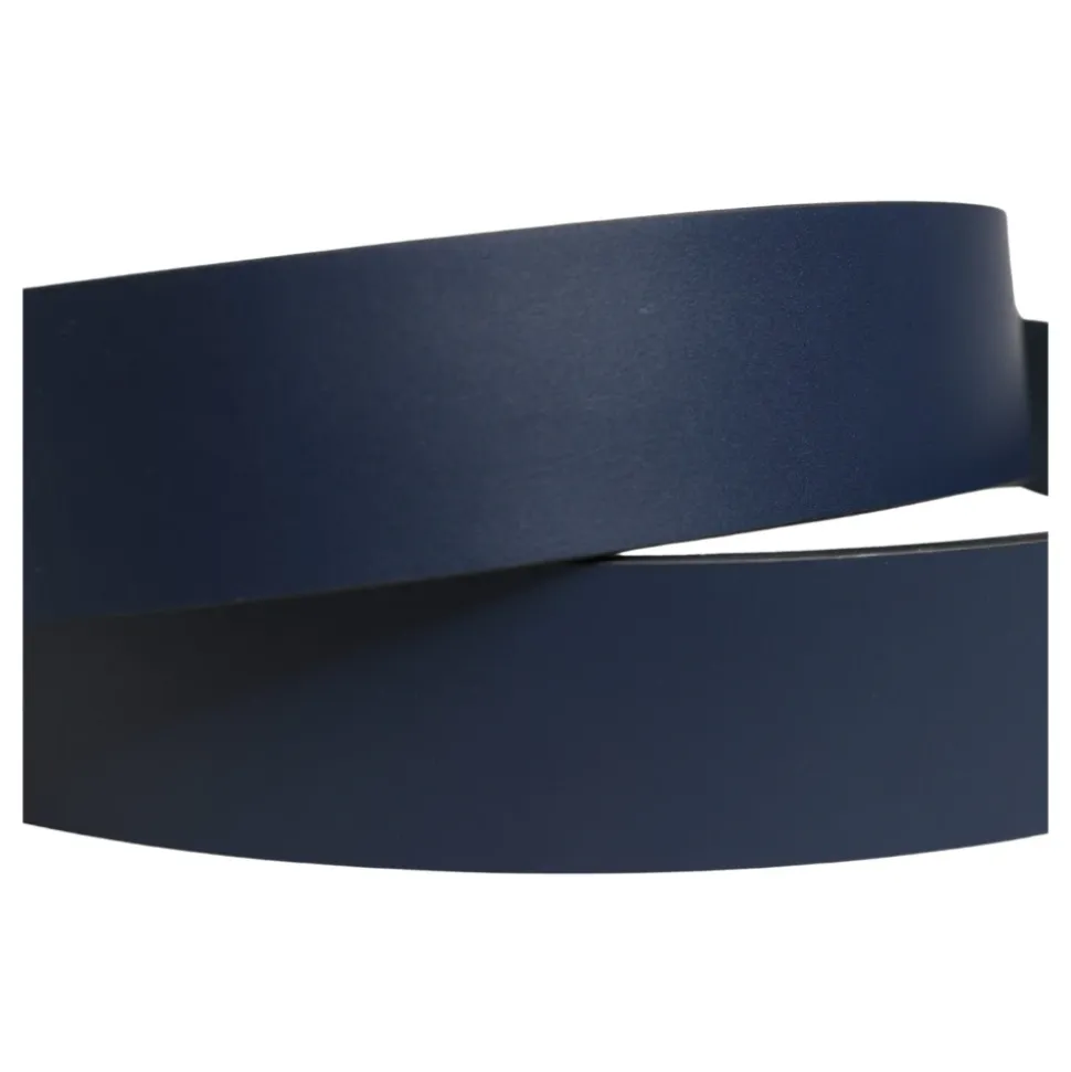 Logo Leather Buckle Belt