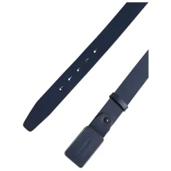 Logo Leather Buckle Belt