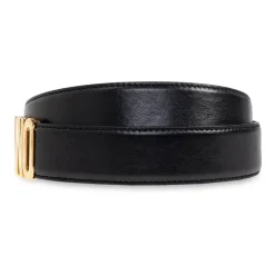 Logo Lettering Calfskin Belt