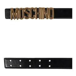 Logo Lettering Calfskin Belt