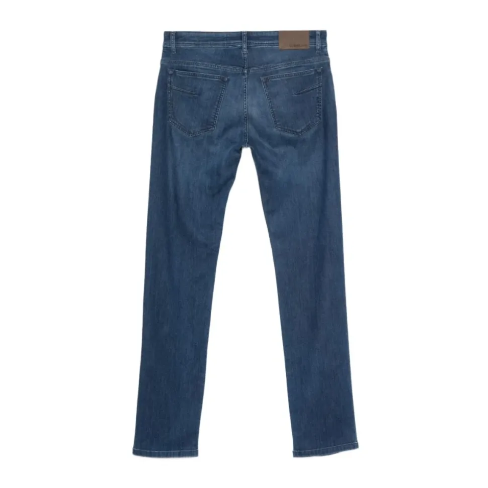 Logo Patch Denim Jeans