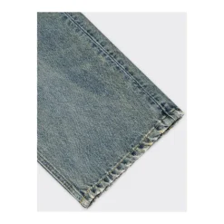 7-lommers jeans med måkebroderi